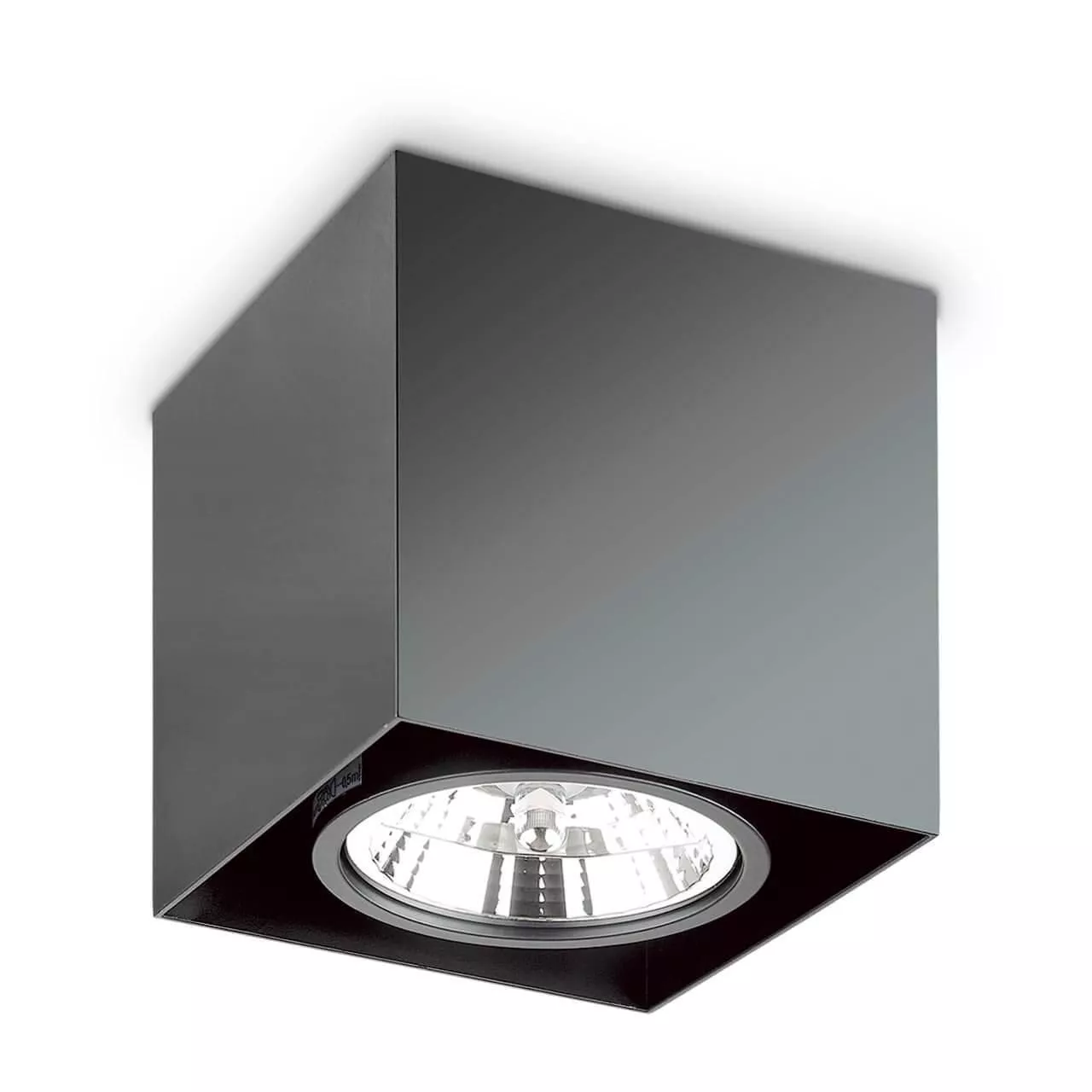 Точечный накладной светильник Ideal Lux Mood PL1 D15 Square Nero