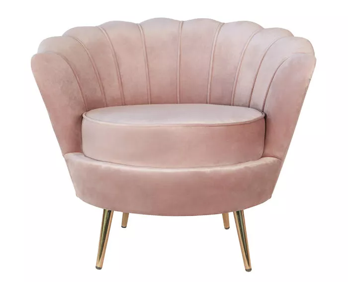 Кресло низкое Pearl Розовое