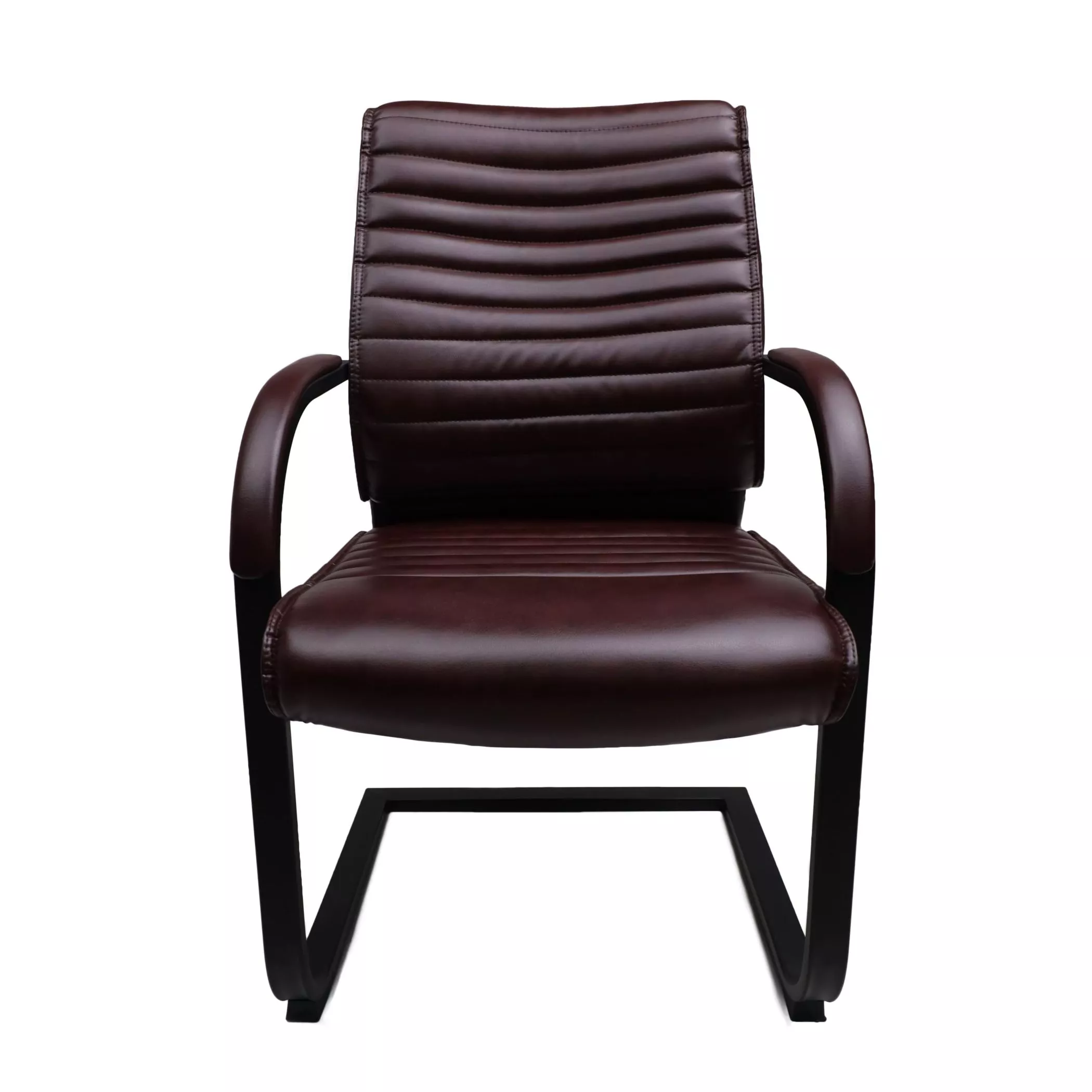Кресло на полозьях Augusto коричневый