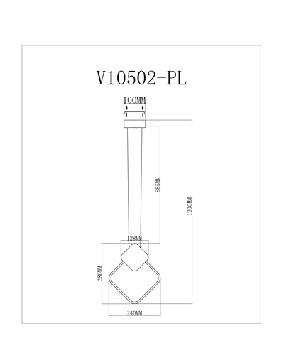 Подвесной светильник Moderli Store V10502-PL