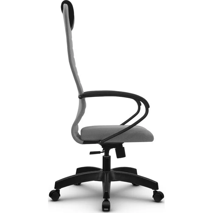 Кресло компьютерное SU-BK130-10 Pl Светло-серый / светло-серый