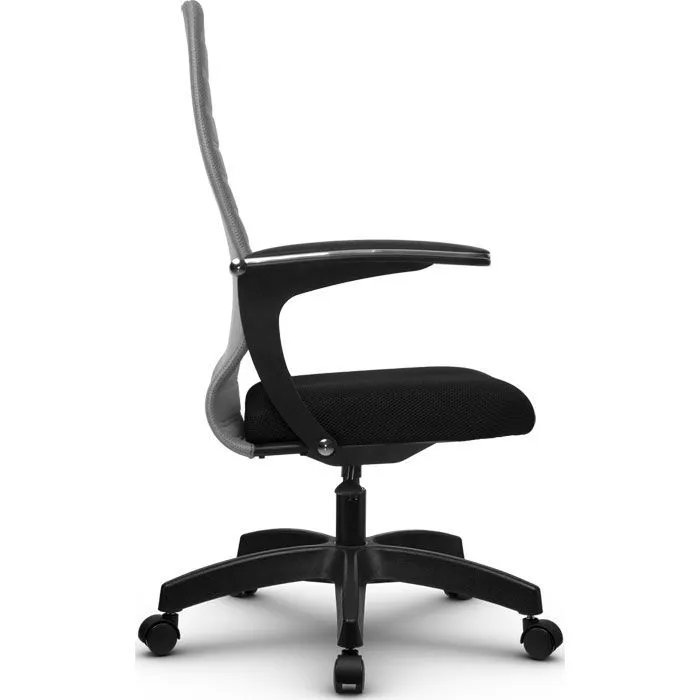 Кресло компьютерное SU-СU160-10Р Pl Светло-серый / черный