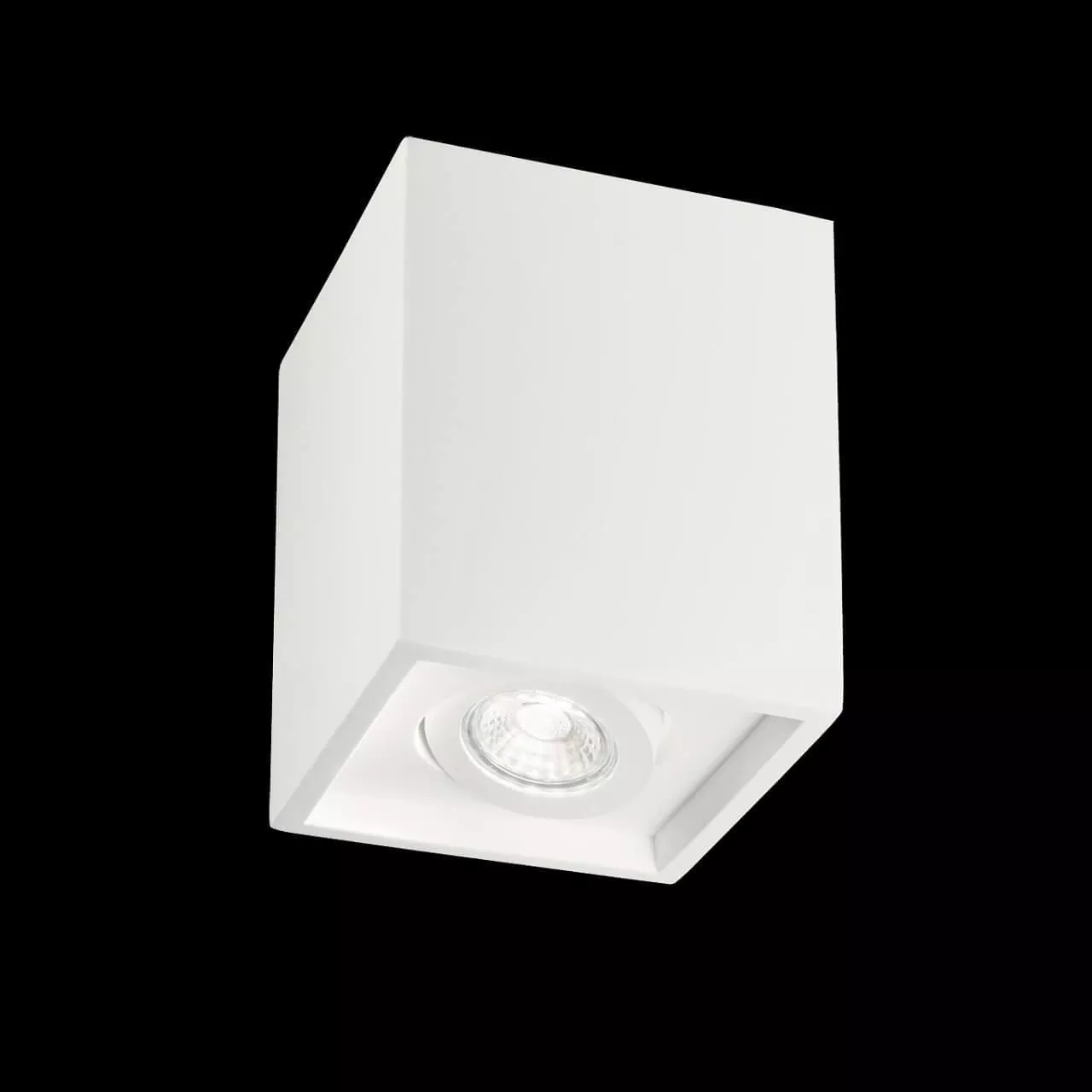 Точечный накладной светильник Ideal Lux Oak PL1 Square Bianco