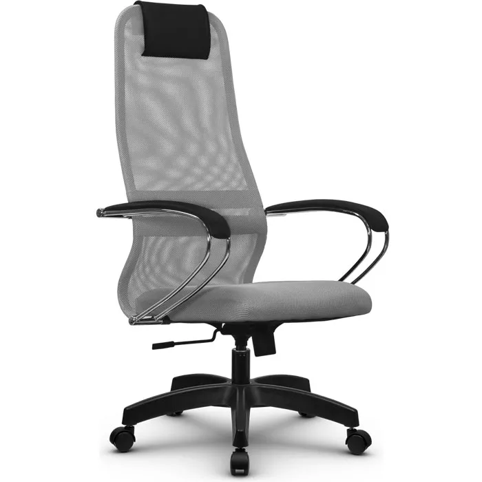 Кресло компьютерное SU-BK131-8 Pl Светло-серый / светло-серый
