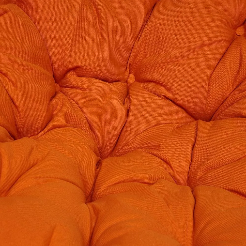 Кресло-качалка PAPASAN 23/01 W с подушкой орех ткань оранжевый