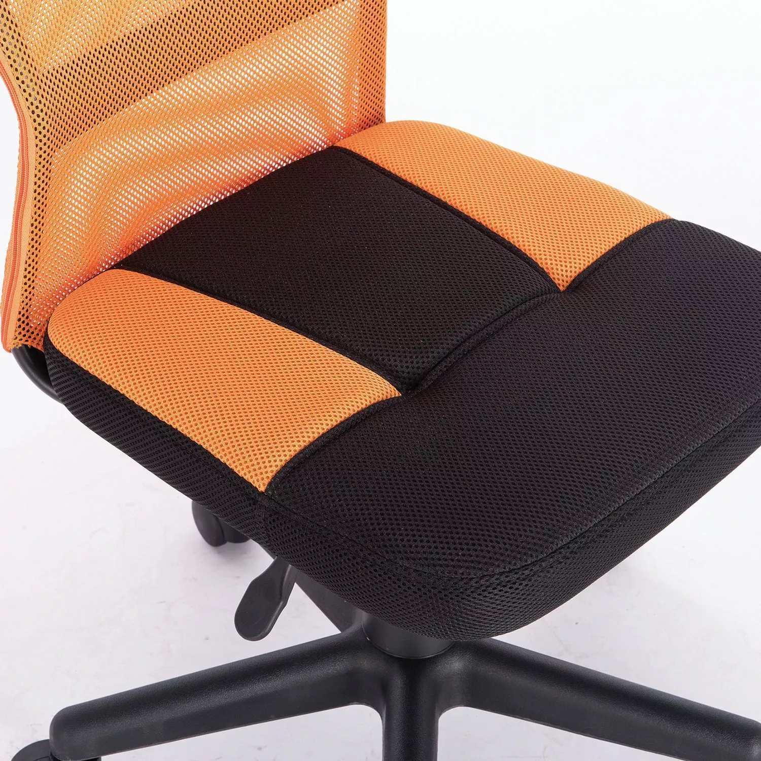 Кресло офисное компактное BRABIX Smart MG-313 Черный оранжевый 531844