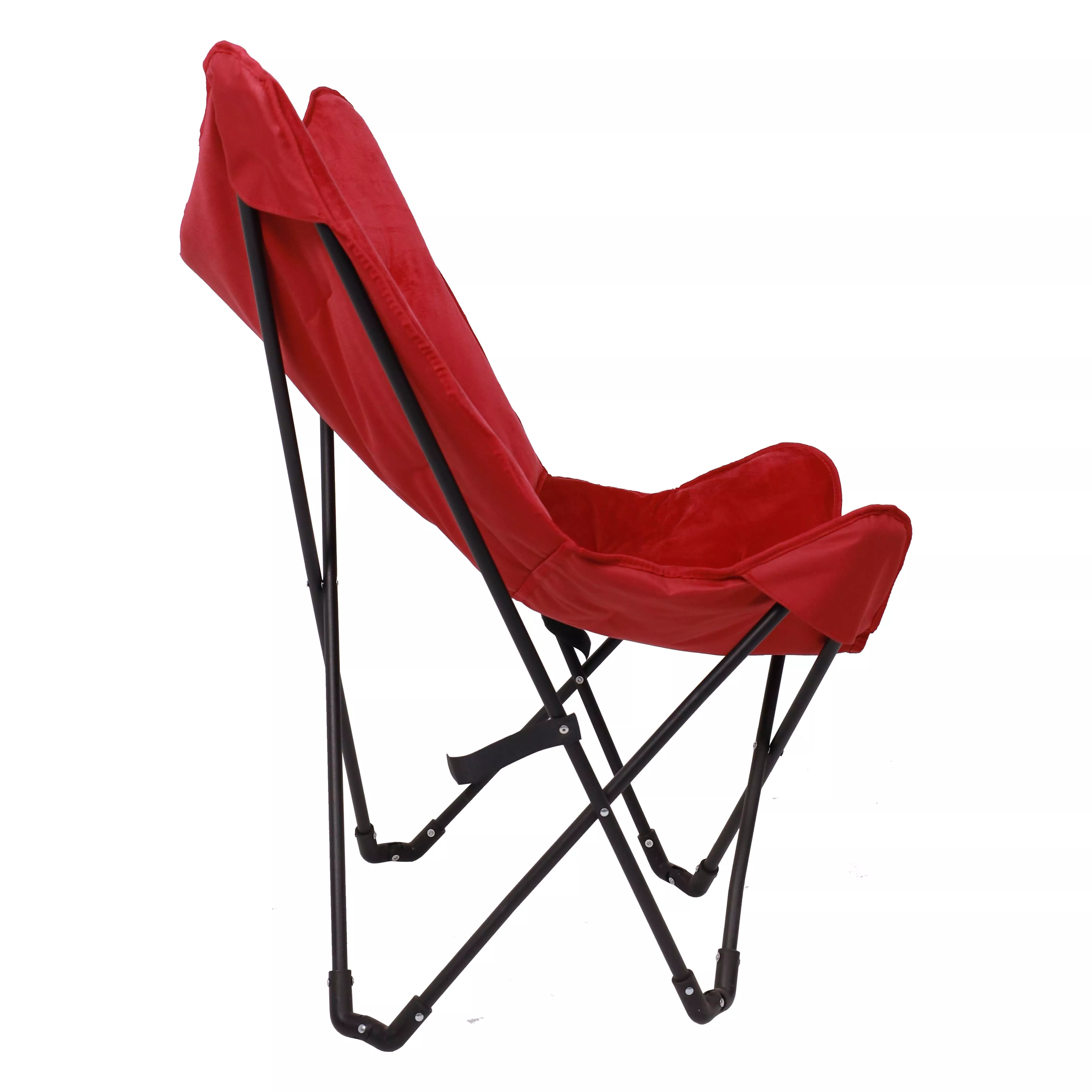 Кресло складное Maggy красный ткань 86924