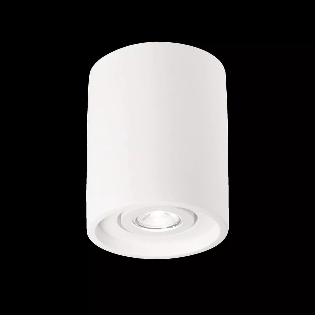 Точечный накладной светильник Ideal Lux Oak PL1 Round Bianco