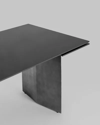 Стол обеденный Селин раскладной 160х90 керамика темная