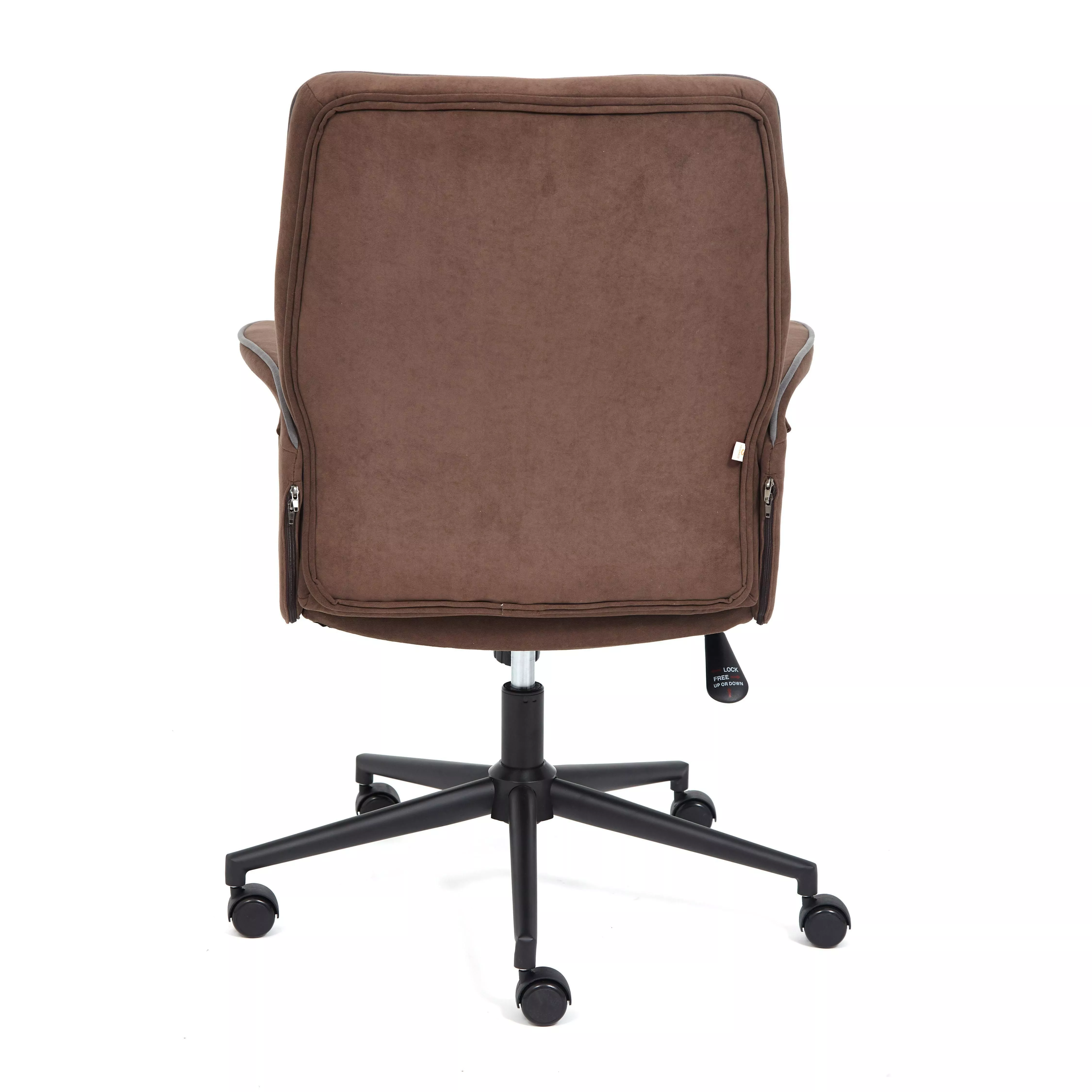 Кресло компьютерное MADRID флок коричневый