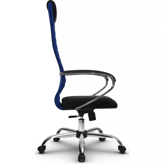 Кресло компьютерное SU-BK131-10 Ch Синий / черный