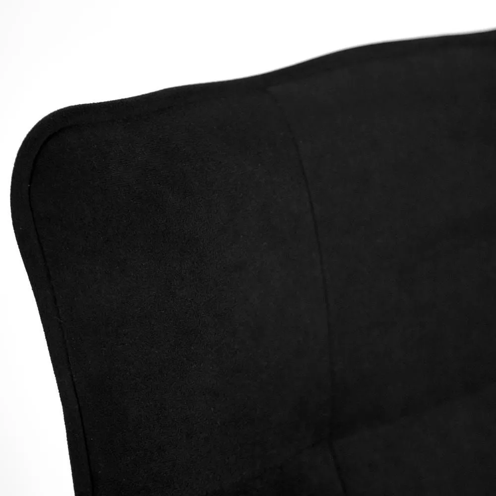 Кресло компьютерное ZERO черный флок