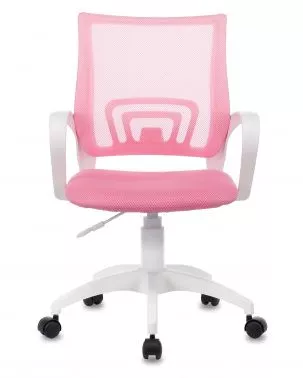 Кресло офисное Бюрократ CH-W695NLT TW-06A TW-13A крестовина пластик розовый белый