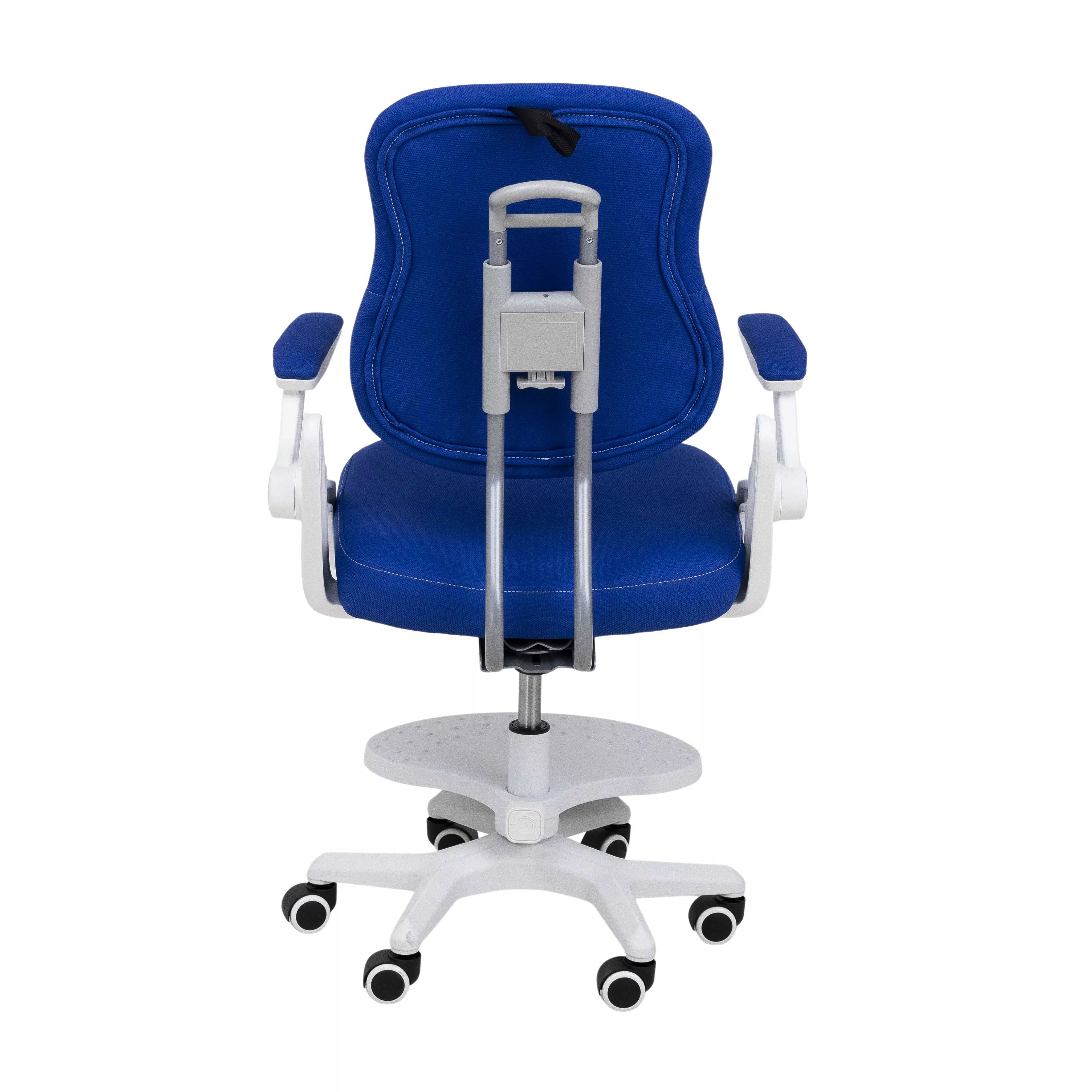 Кресло поворотное Swan синий ткань 75254