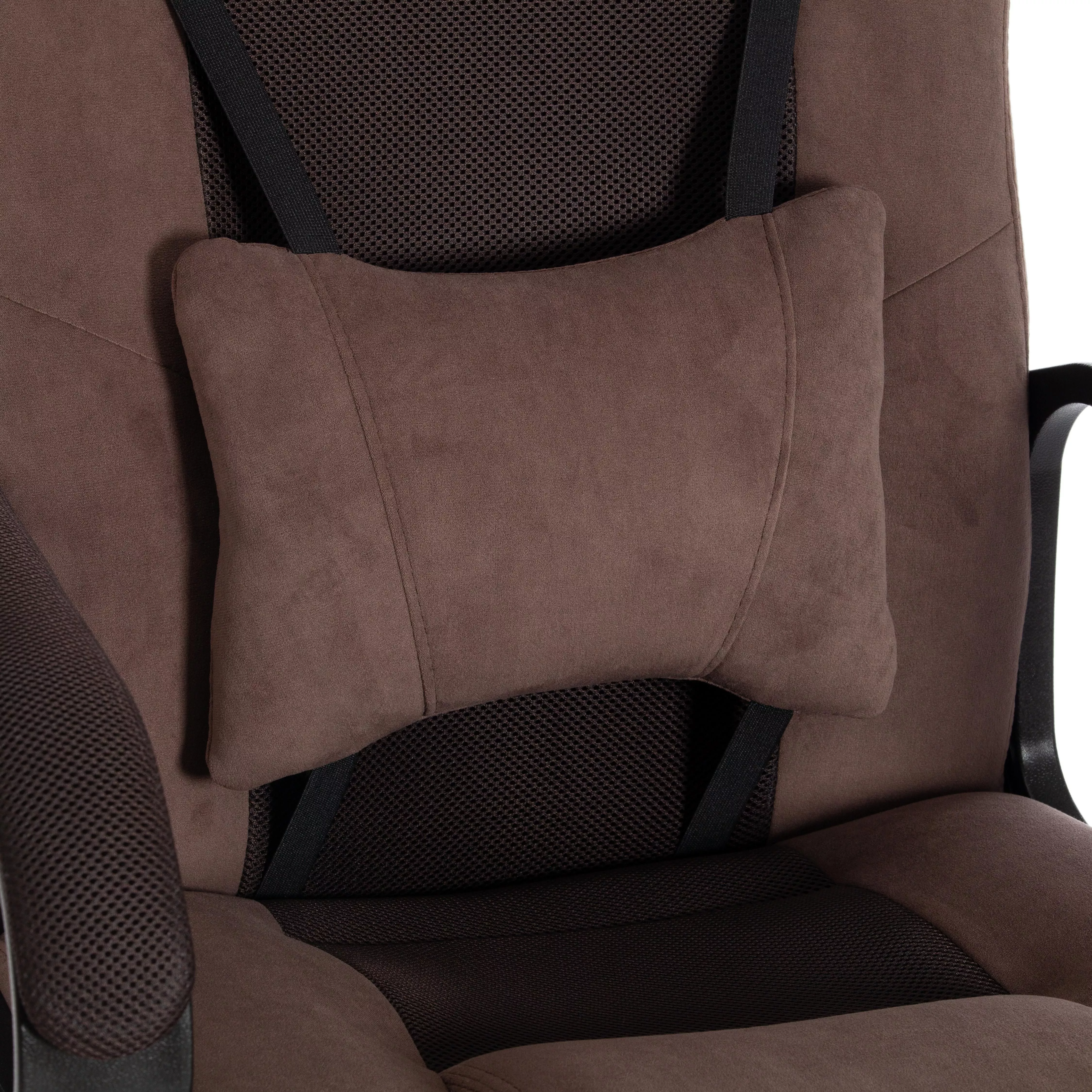 Кресло DRIVER (22) ткань коричневый