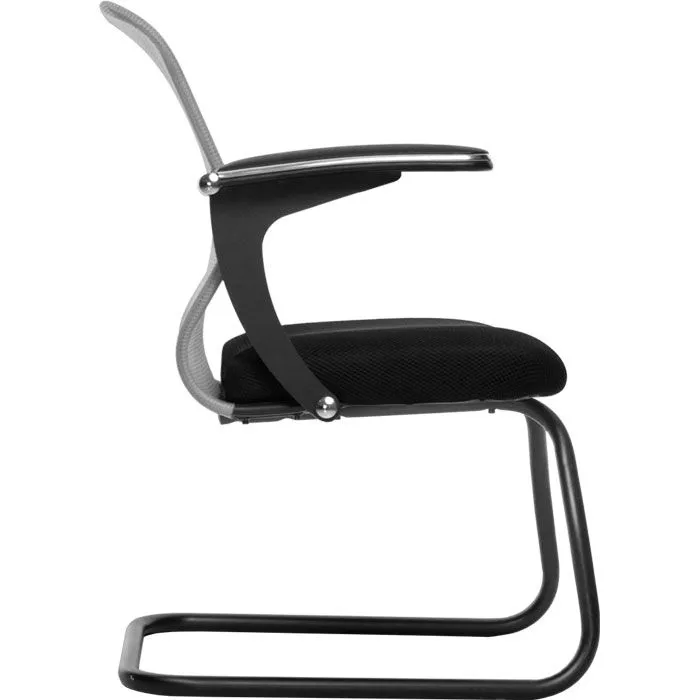 Кресло SU-M-4F2 Светло-серый / черный