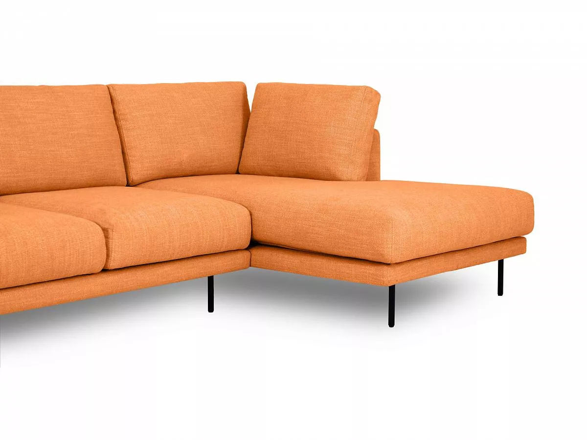 Диван Ricadi угловой (250 см) оранжевый 727515