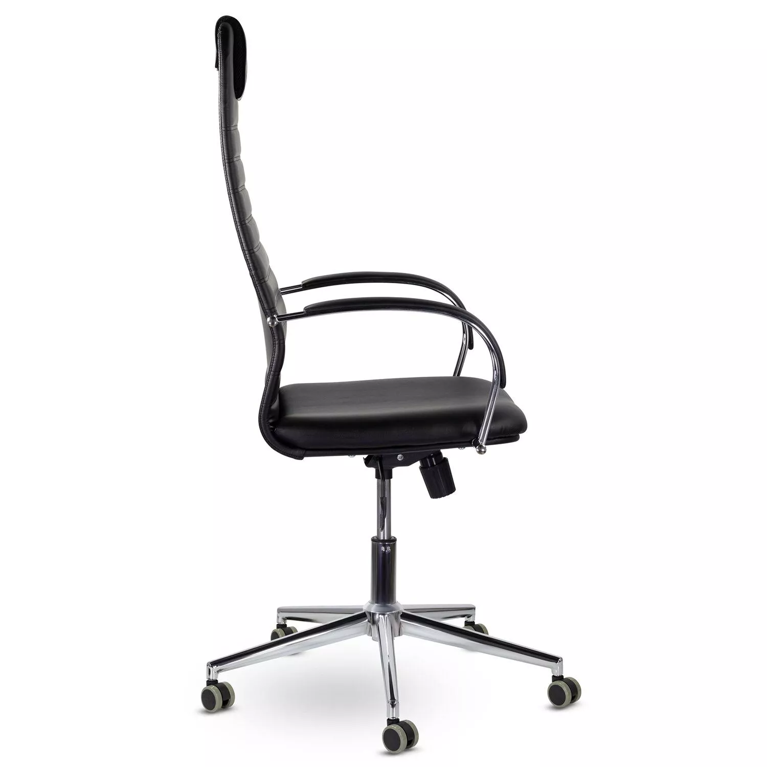 Кресло руководителя BRABIX Pilot EX-610 CH premium экокожа Черный 532418