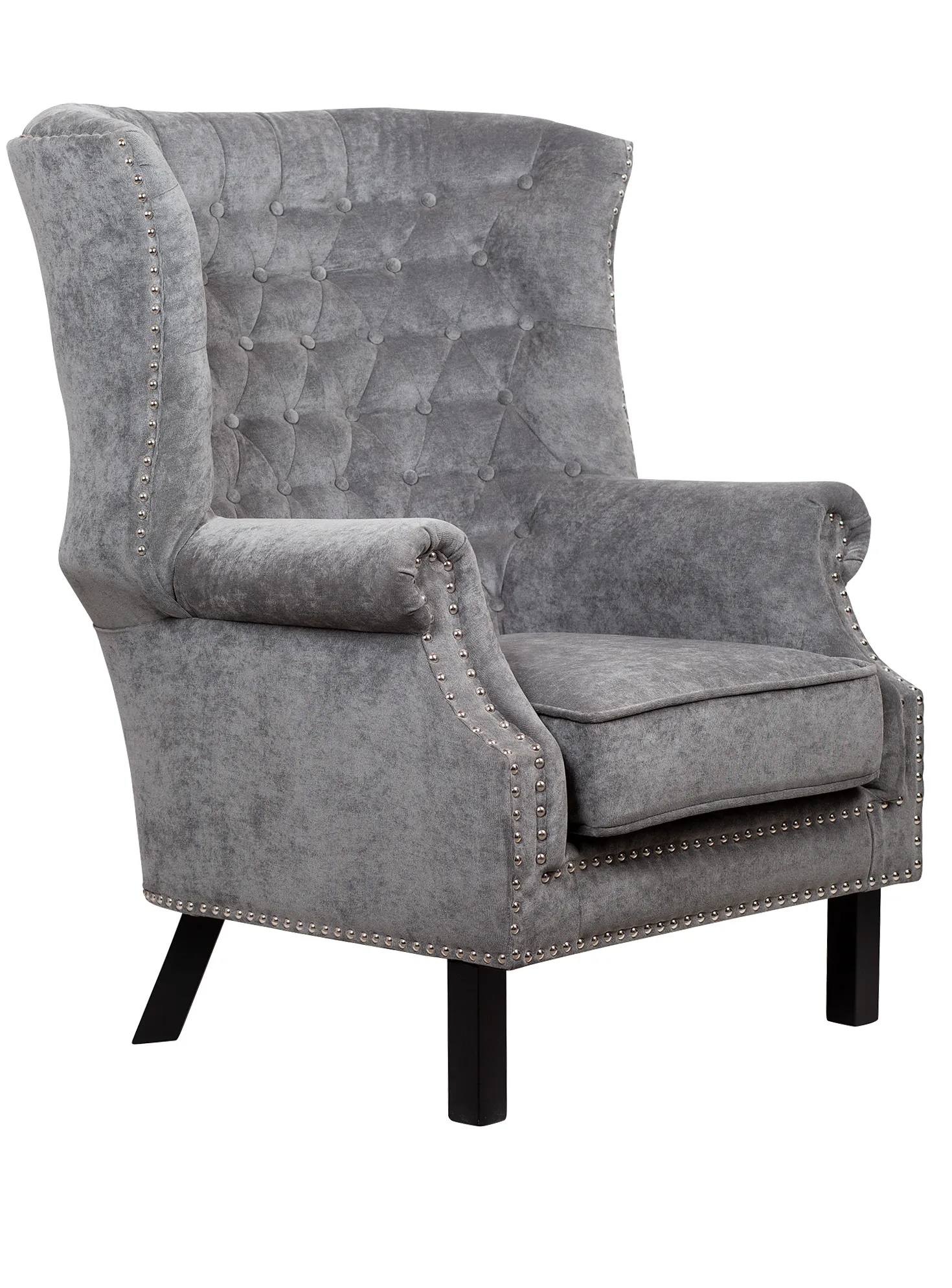 Кресло Teas grey серый