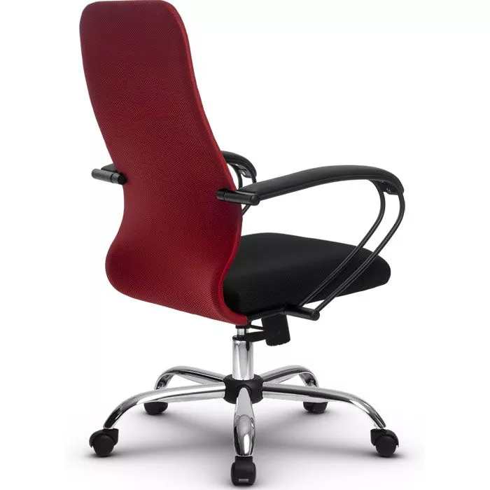 Кресло компьютерное SU-СК130-10 Ch Красный / черный