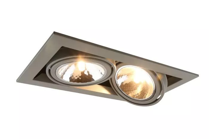 Точечный встраиваемый светильник Arte Lamp CARDANI SEMPLICE A5949PL-2GY