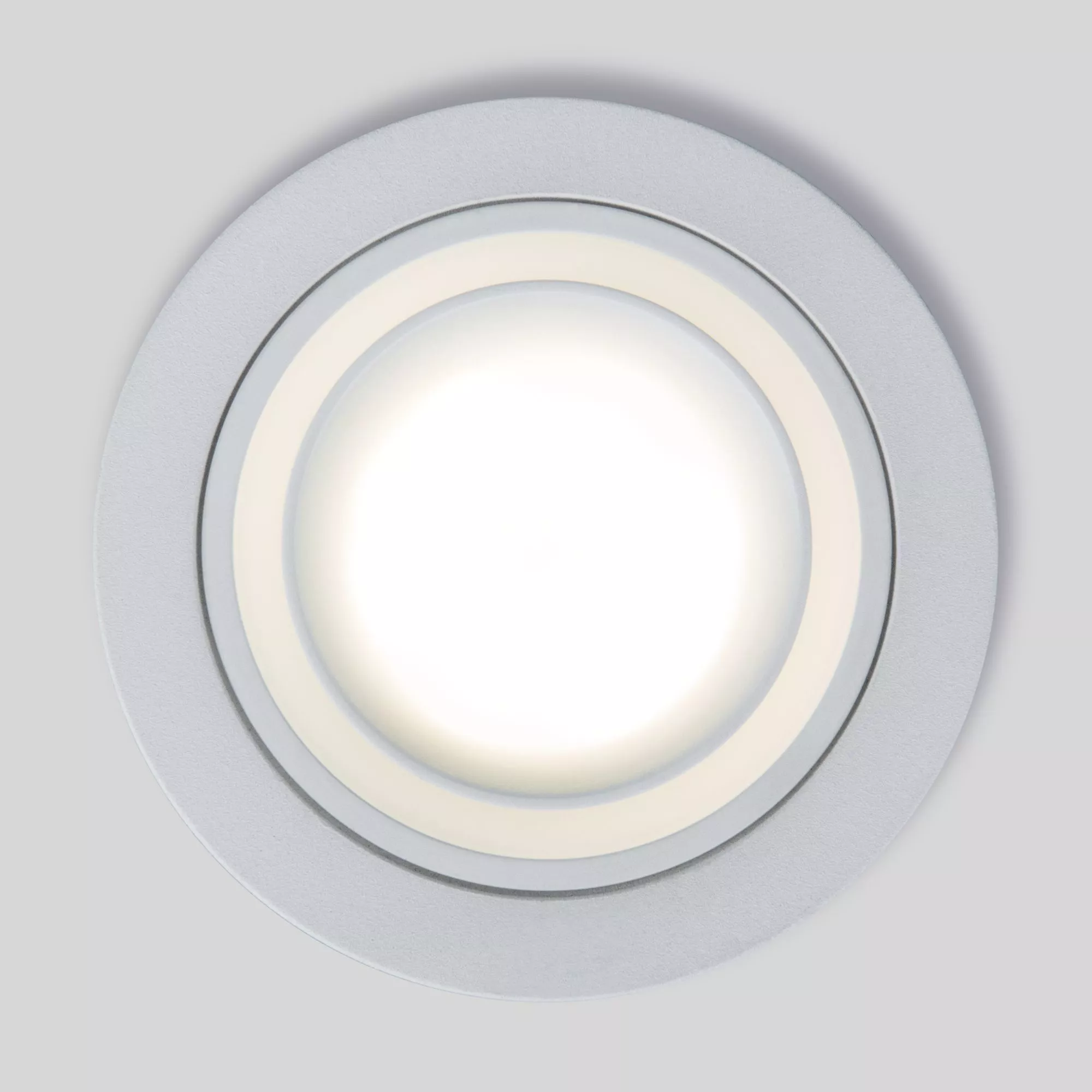 Точечный встраиваемый светильник Elektrostandard Glim R 1081/1 Белый