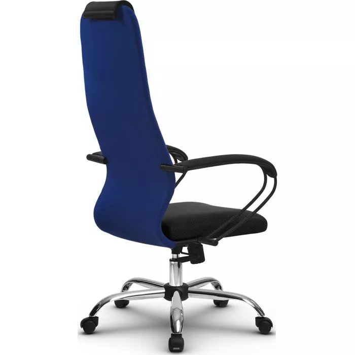 Кресло компьютерное SU-BK130-10 Ch Синий / черный