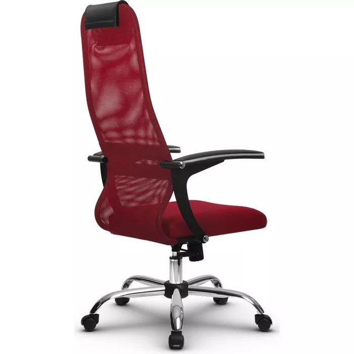 Кресло компьютерное SU-BU158-8 Ch Красный / красный