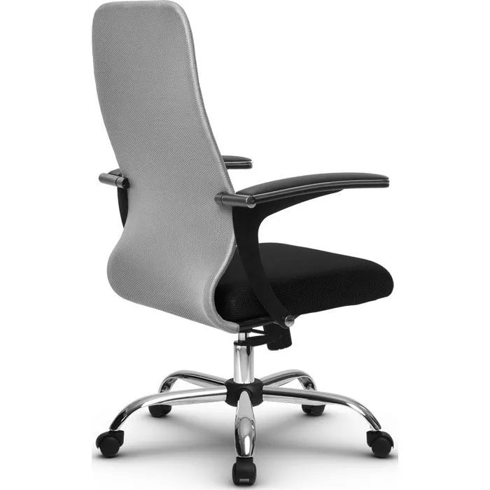 Кресло компьютерное SU-СU160-10 Ch Светло-серый / черный