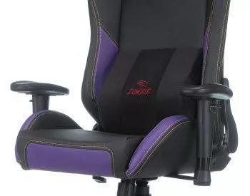 Игровое кресло Zombie HERO JOKER PRO черный фиолетовый
