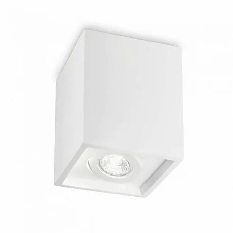 Точечный накладной светильник Ideal Lux Oak PL1 Square Bianco