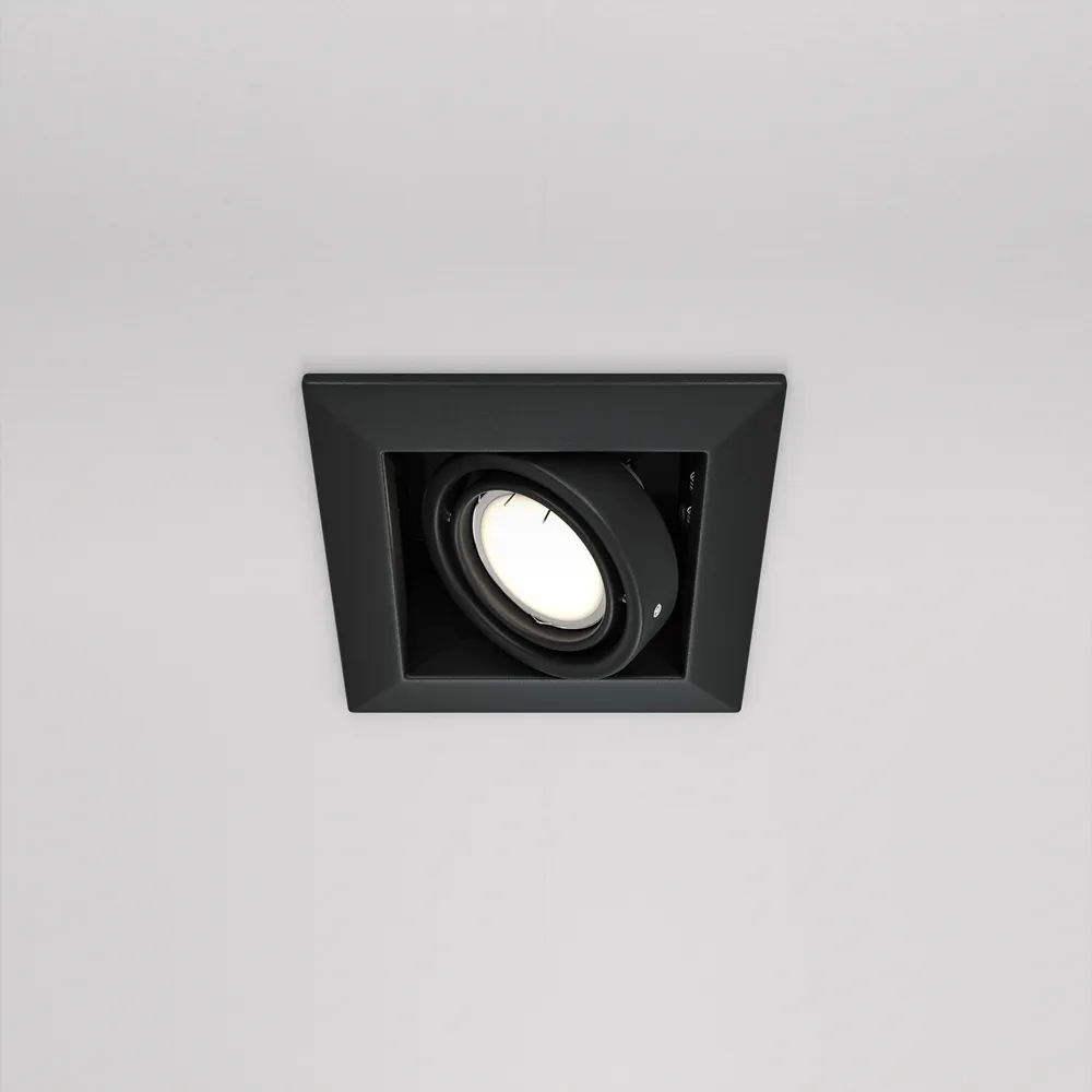 Точечный встраиваемый светильник Maytoni Technical Metal Modern DL008-2-01-B