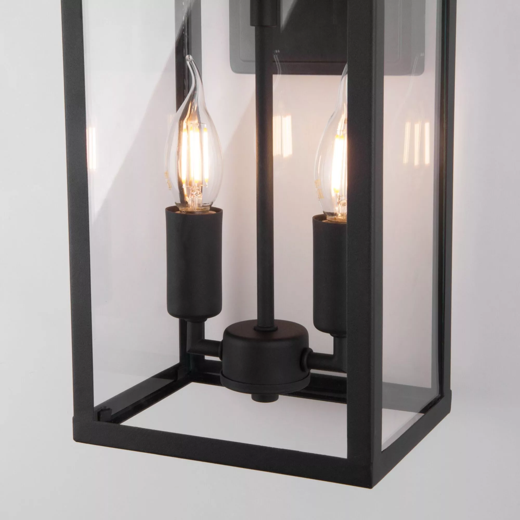 Уличный настенный светильник Elektrostandard Candle 35150/D Черный