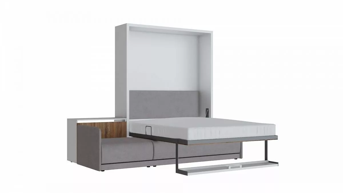 Кровать трансформер Малевич 1600 с диваном и тумбой