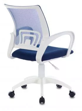 Кресло офисное Бюрократ CH-W695NLT TW-05N TW-10N крестовина пластик синий белый
