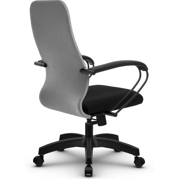 Кресло компьютерное SU-СК130-10 Pl Светло-серый / черный