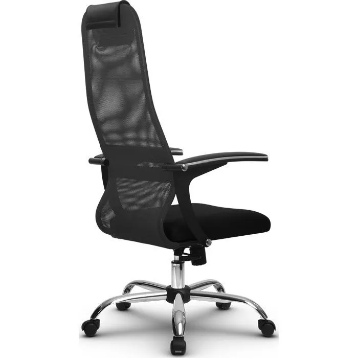 Кресло компьютерное SU-BU158-8 Ch Темно-серый / черный
