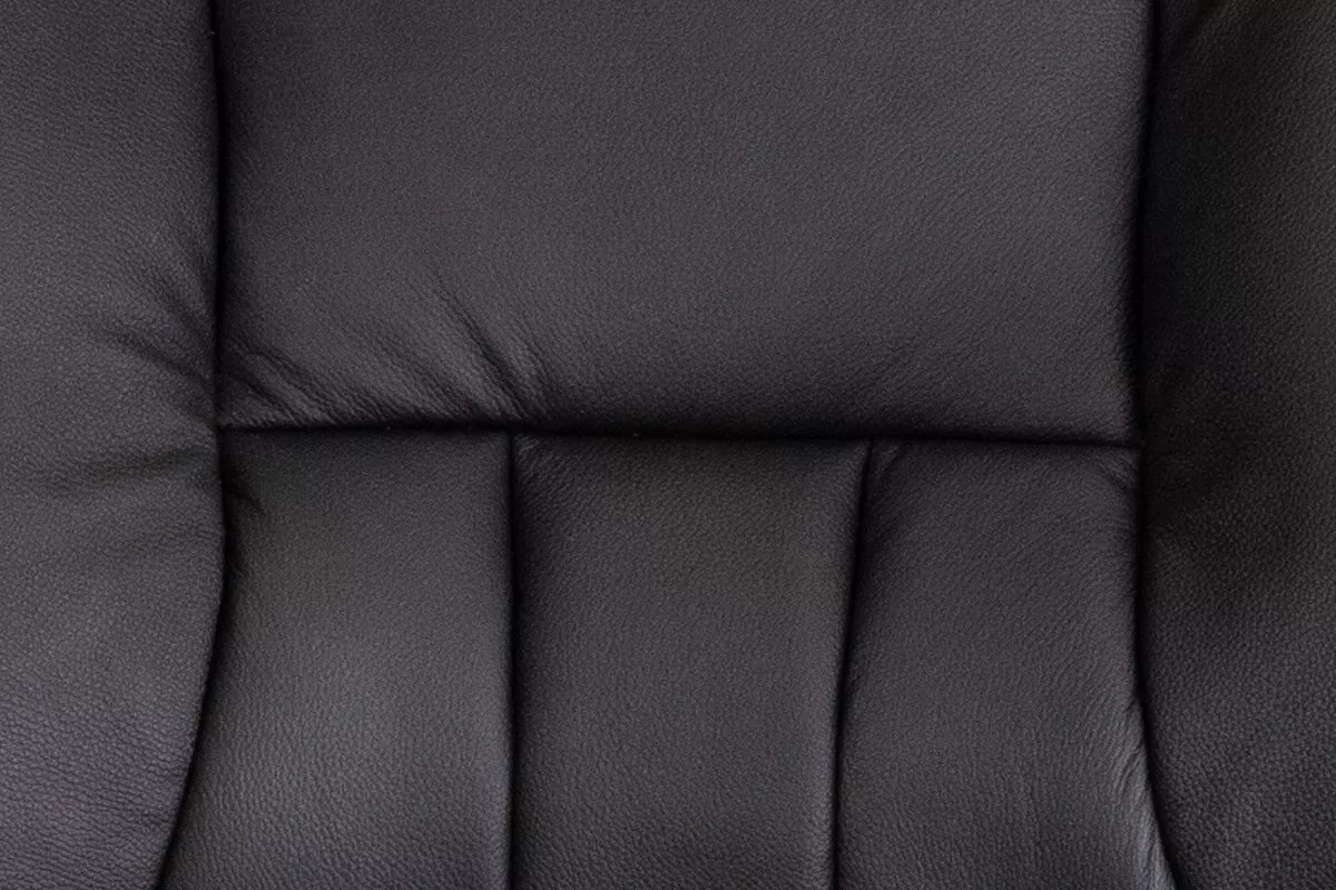 Кресло поворотное King чёрный кожа 64406