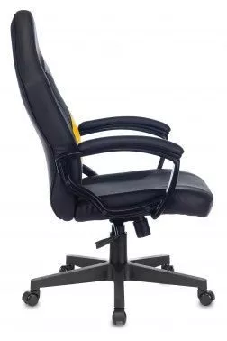 Игровое кресло Zombie HERO CYBERZONE черный желтый