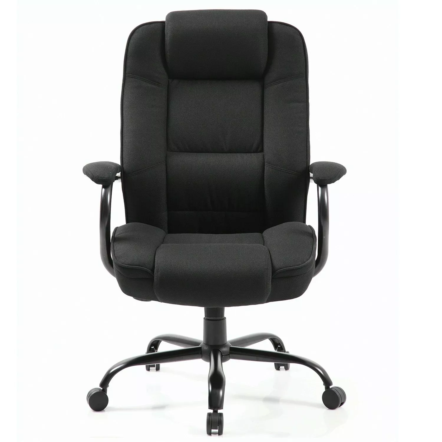 Кресло руководителя BRABIX PREMIUM Heavy Duty HD-002 усиленное ткань Черный 531830