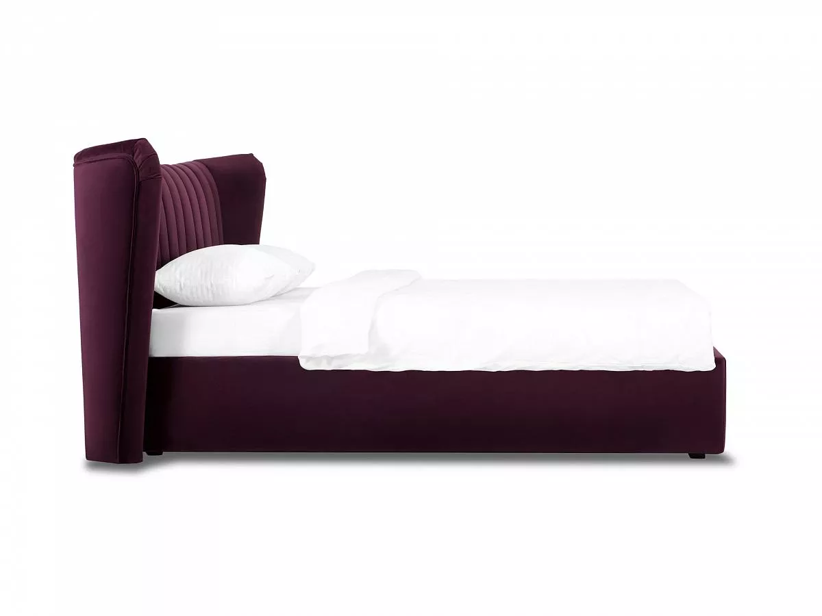 Кровать Queen Agata Lux 160x200 фиолетовый 343908