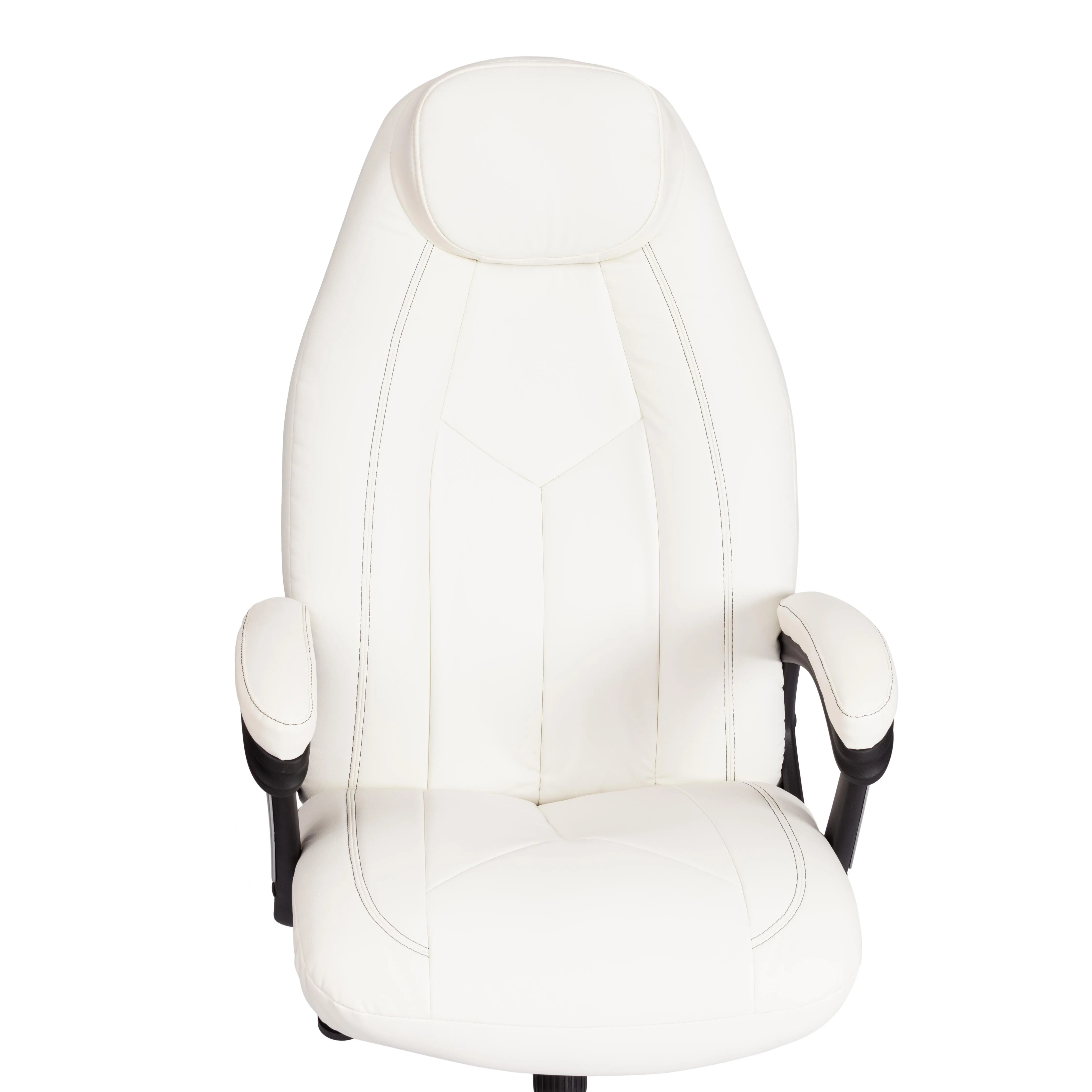 Кресло руководителя BOSS Lux экокожа белый