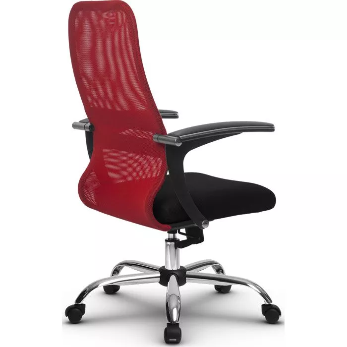 Кресло компьютерное SU-СU160-8 Ch Красный / черный