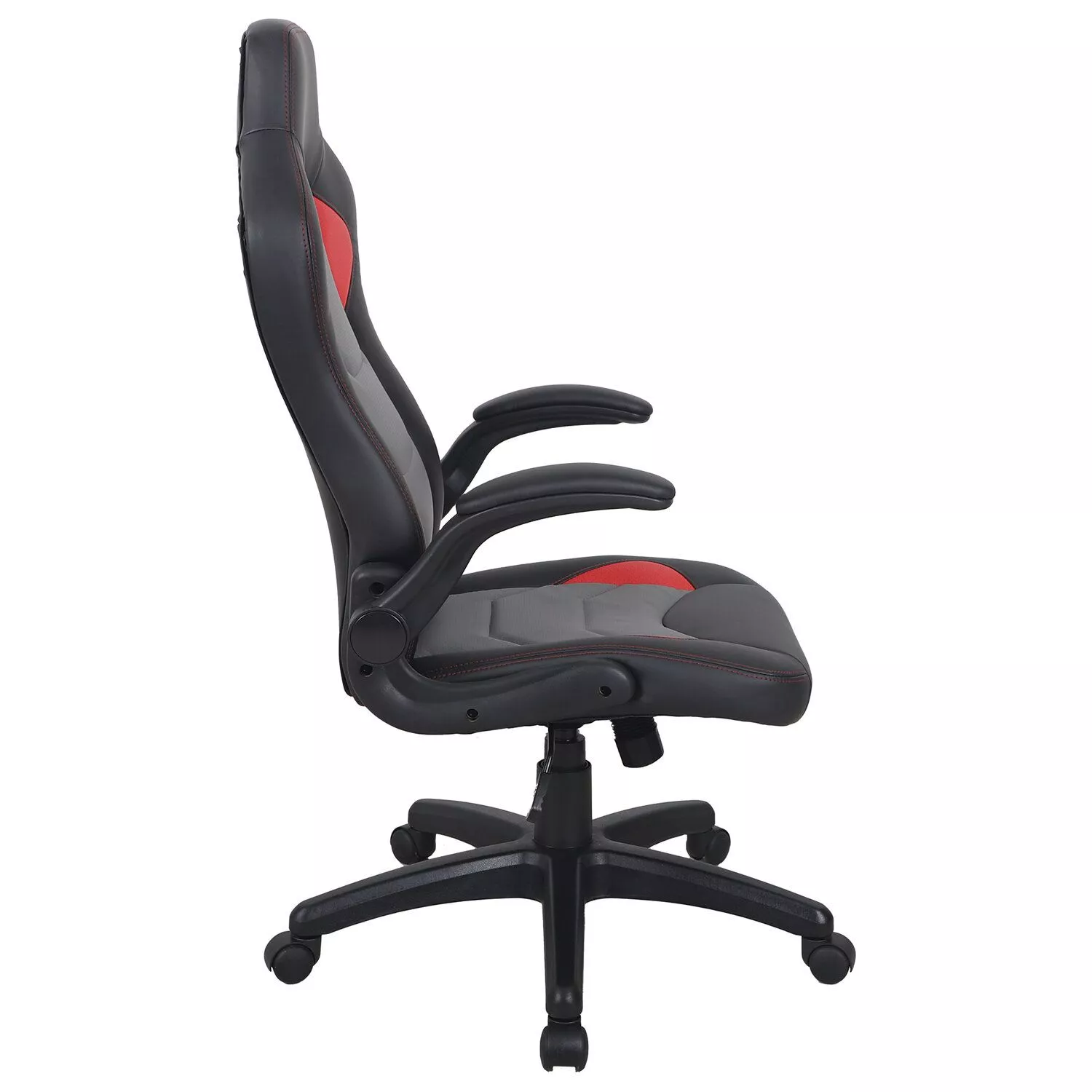 Кресло компьютерное BRABIX Skill GM-005 черный красный 532496