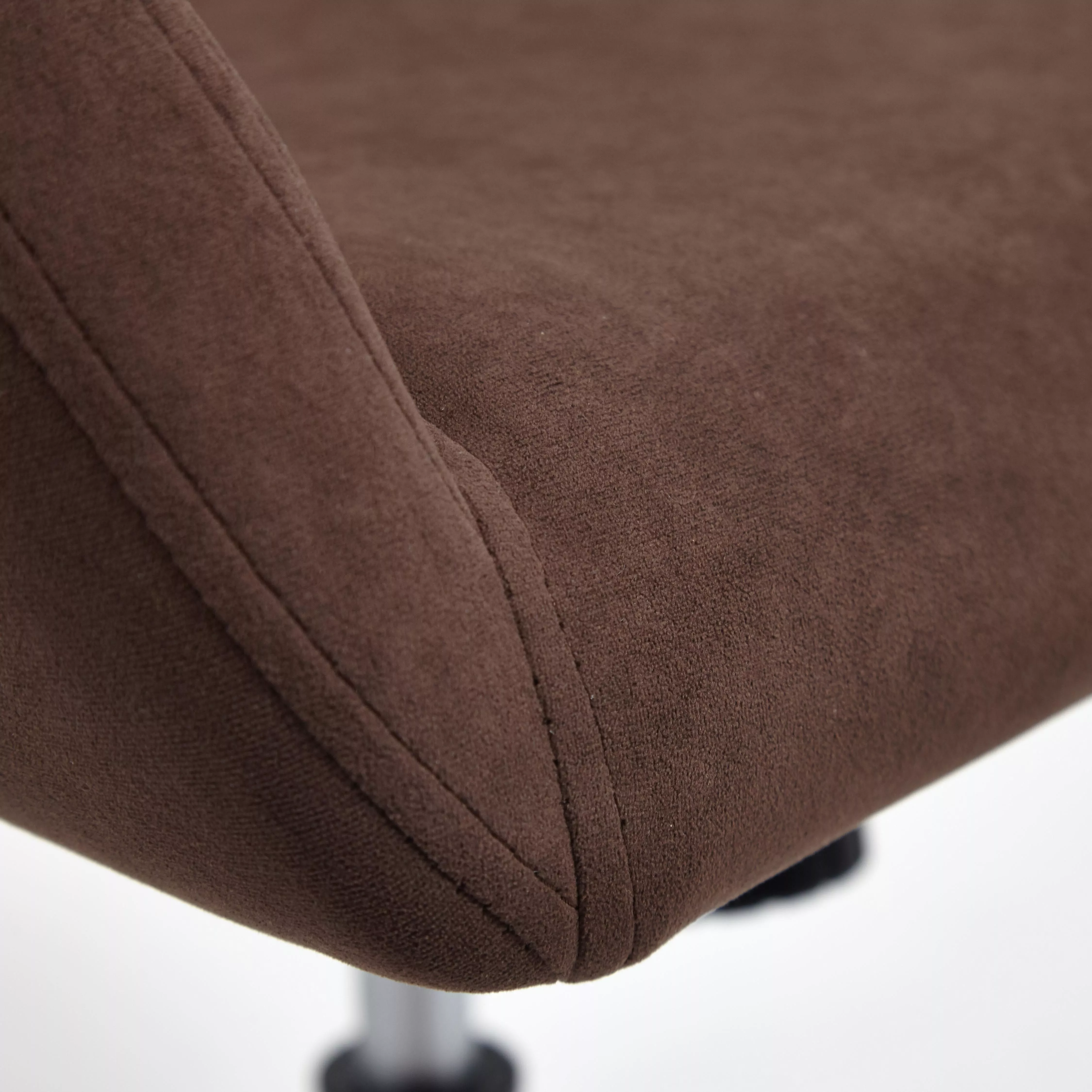 Кресло компьютерное MODENA хром коричневый