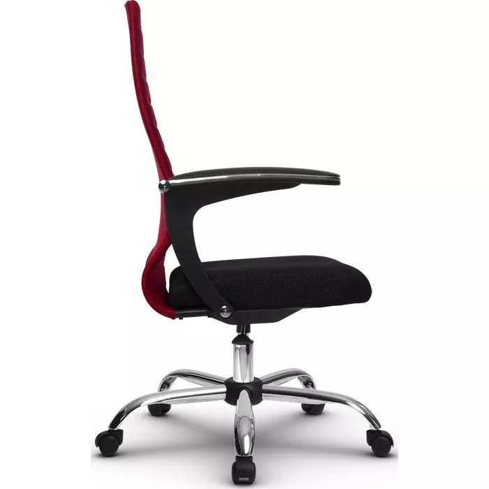 Кресло компьютерное SU-СU160-10Р Ch Красный / черный