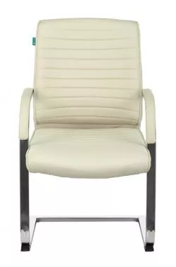 Кресло для посетителей Бюрократ T-8010N-LOW-V OR-10 слоновая кость