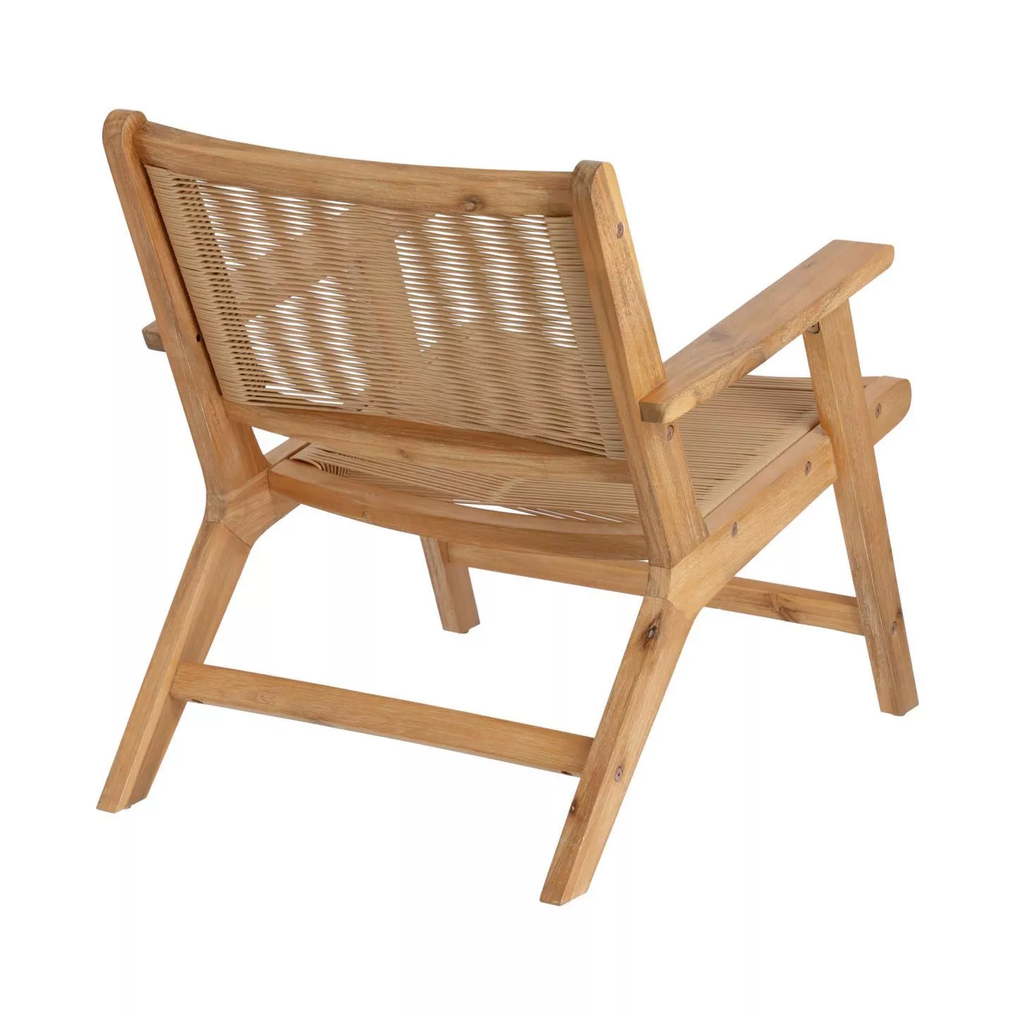 Кресло La Forma Geralda из дерева акации с натуральной отделкой