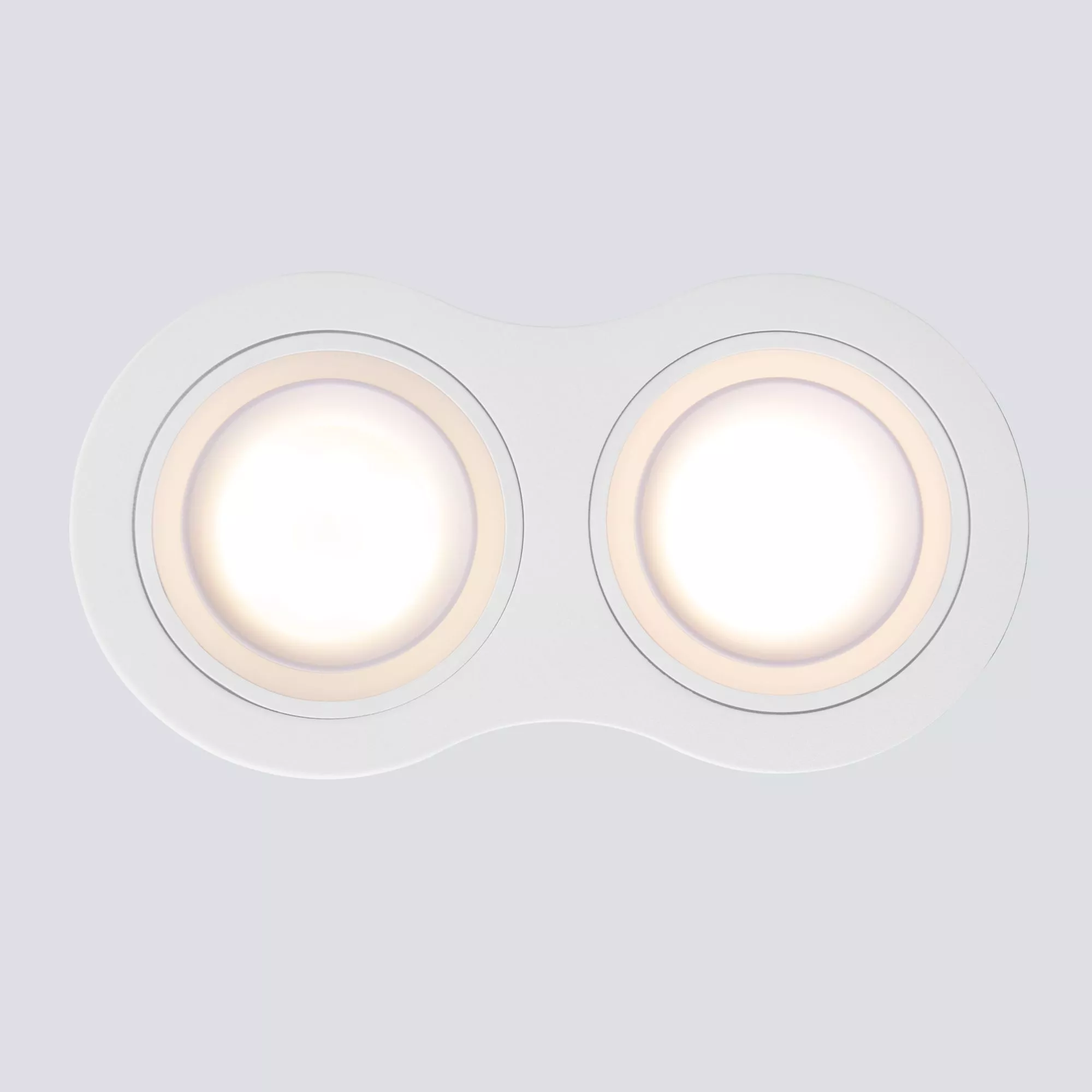 Точечный встраиваемый светильник Elektrostandard Glim R 1081/2 Белый