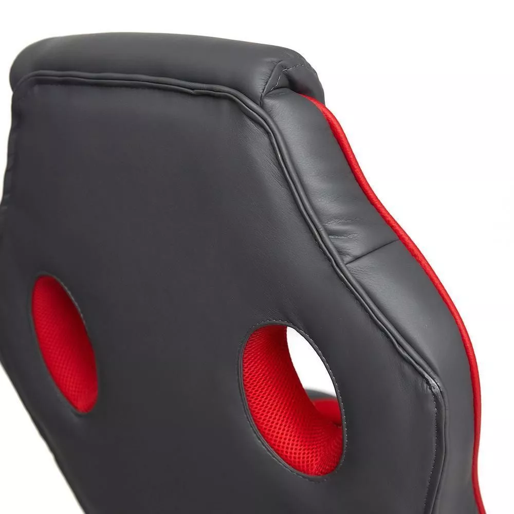 Кресло геймерское RACER GT new металлик + красный